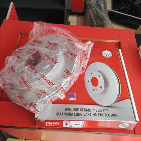 Tradex France Premium Rear Brake Disc (Part No. TBD1125)