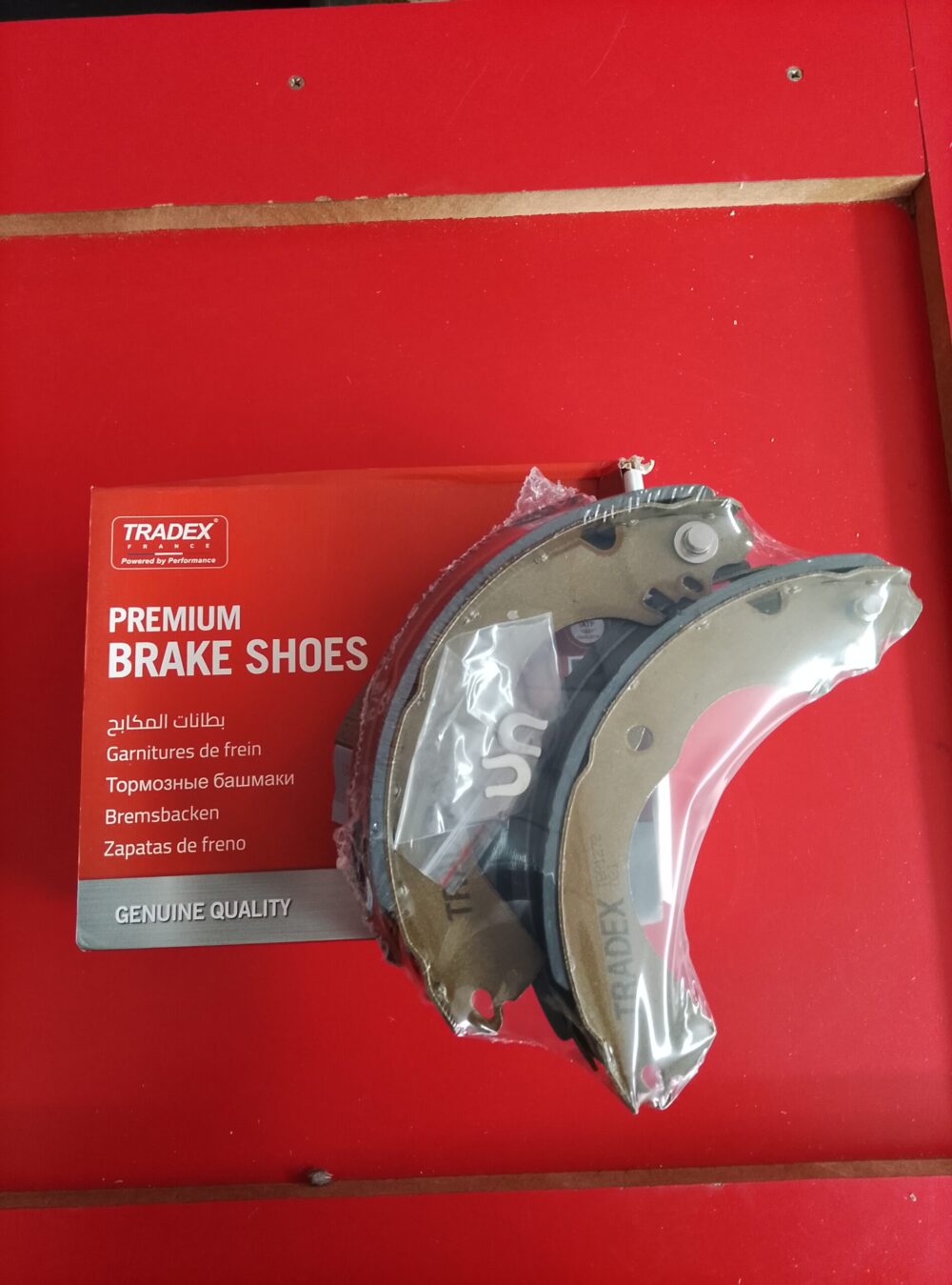 Tradex France Premium Rear Brake Shoe Set (Part No. TBP1272)