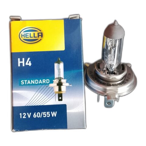 Hella standard automotive headlight bulb(Bulb Type. H4) Part No. 8GJ 178 555-001