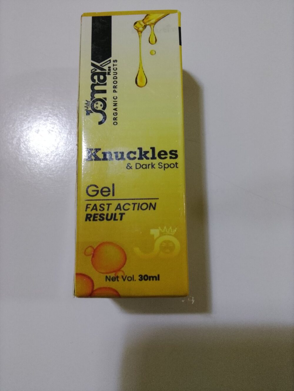 main jomax knuckles and dark spots