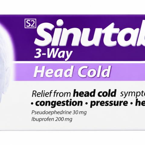 Sinutab 3-way Head Cold