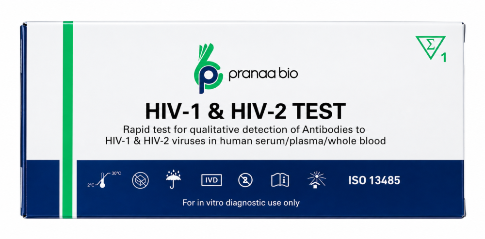 Codex Image Sep 7, 2026, 01_28_23 PM Pranaa Bio HIV-1 & HIV-2 Test