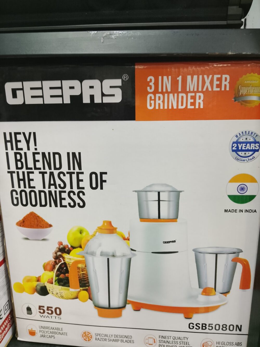 Mixer grinder
