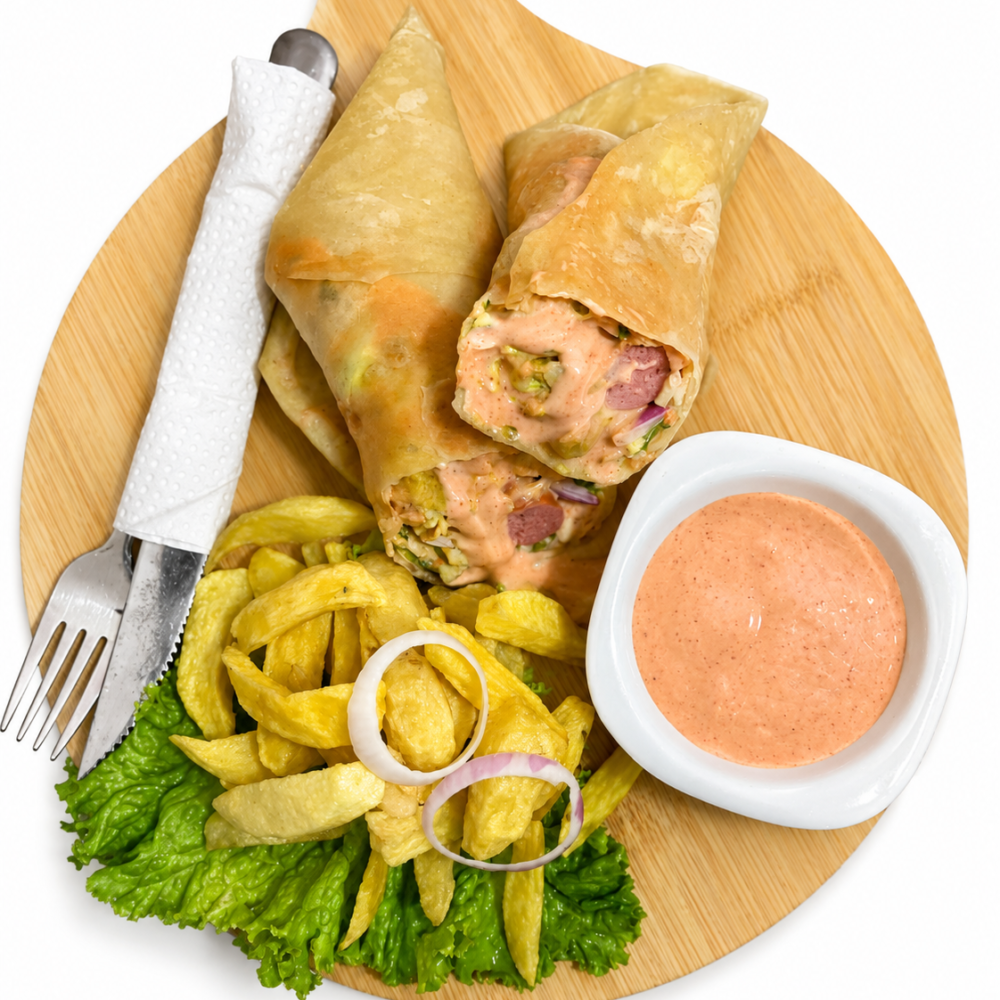 Shawarma and Chips