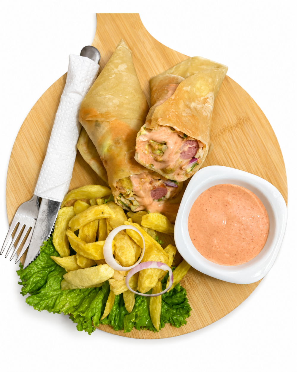 Shawarma and Chips