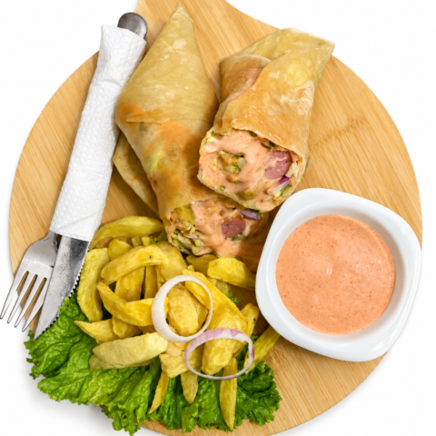 Shawarma and Chips