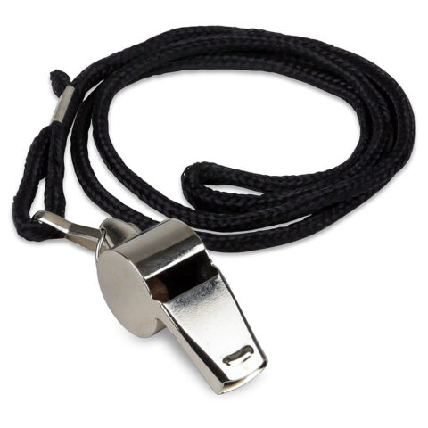 Brass Whistles With Lanyard