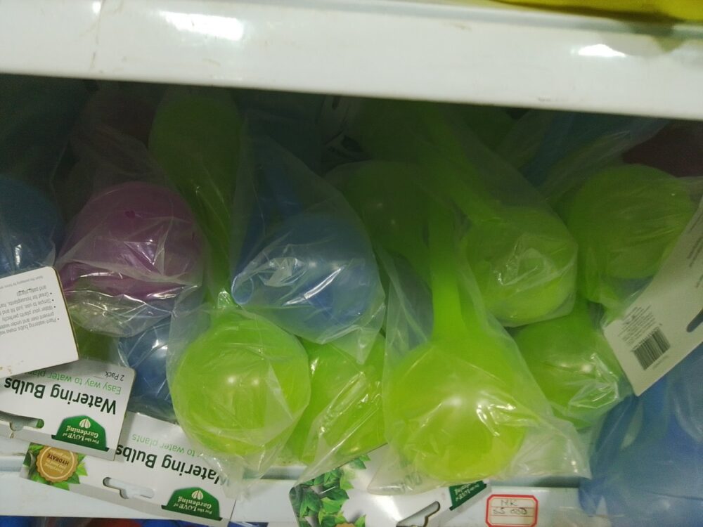 watering bulbs