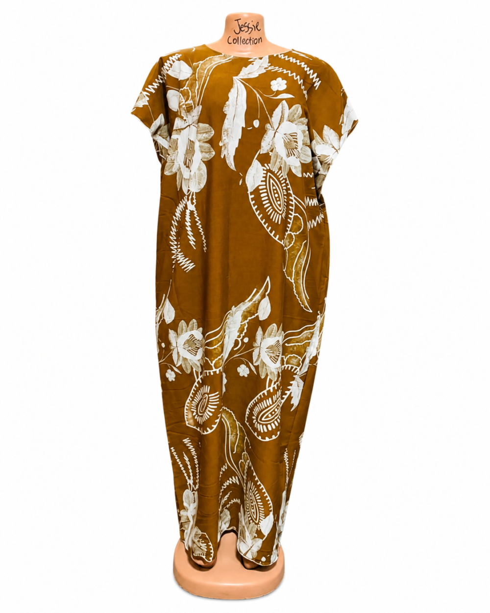 16dbe2ce-68f1-4ce0-aa98-de752de2cff0 Caftan — Blue & White Batik Print