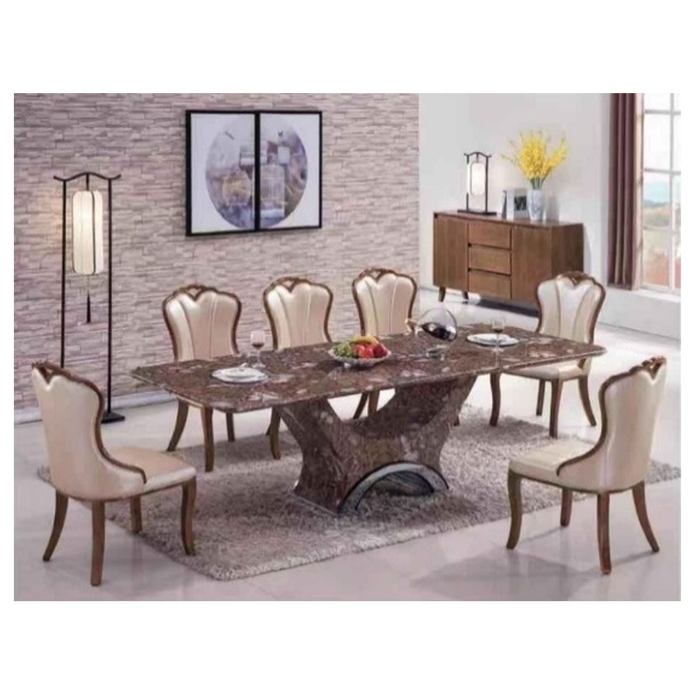8 SEATER MARBLE DINNING TABLE