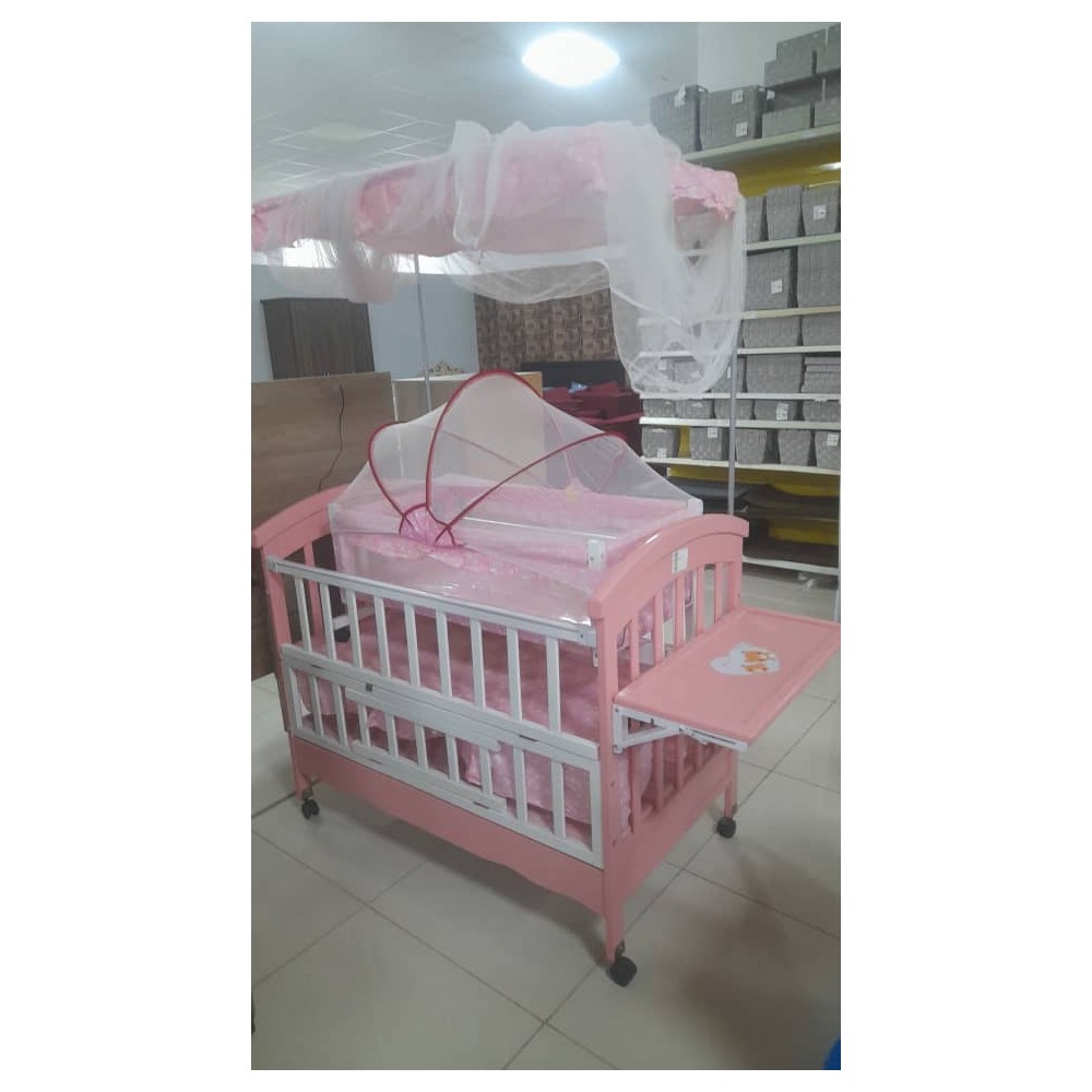 KB02 PINK BABY BED