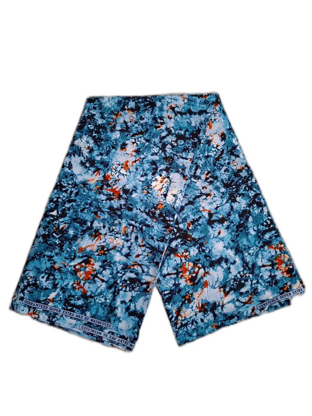 Chitenje Wrap — Blue Floral Print