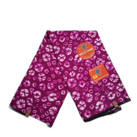 Chitenje Wrap — Magenta Floral Print