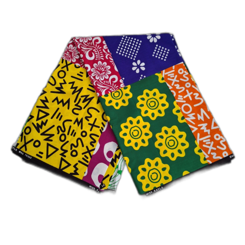 Chitenje Wrap — Multicolour Patchwork Chitenje Wrap — Multicolour Patchwork