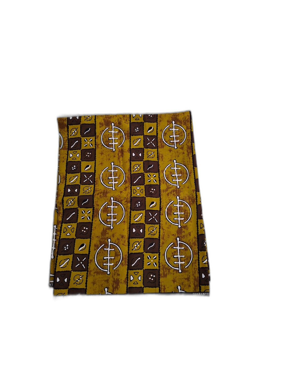 Chitenje Wrap — Mustard & Brown Print3 Chitenje Wrap — Mustard & Brown Print