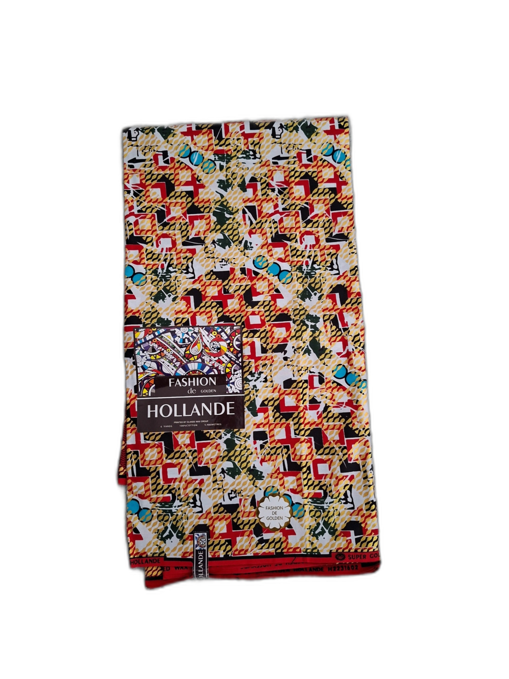Chitenje Wrap — Red & Cream Floral Print2 Chitenje Wrap — Red & Cream Floral Print