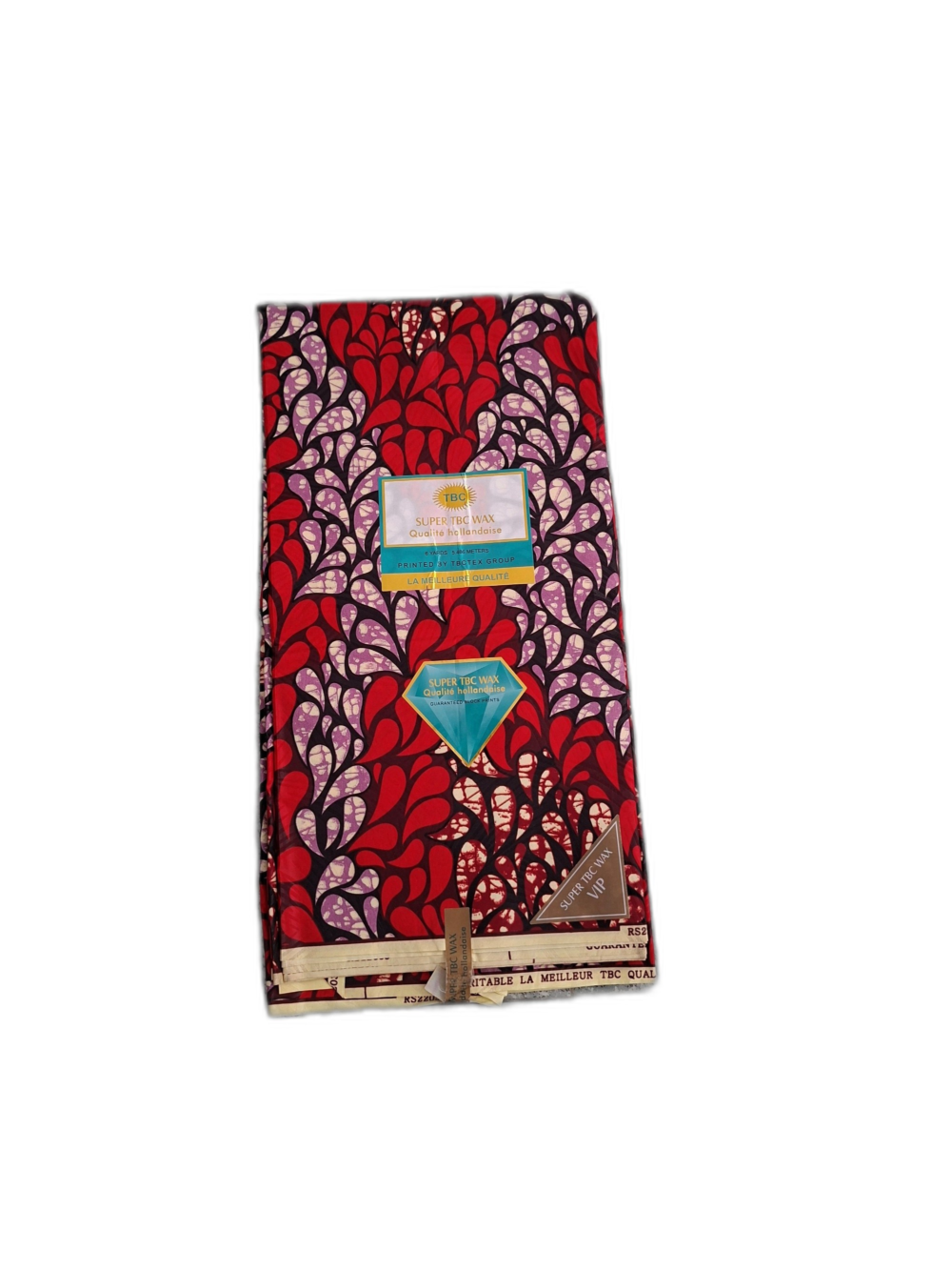 Chitenje Wrap — Red Medallion Print Chitenje Wrap — Red & Cream Floral Print3