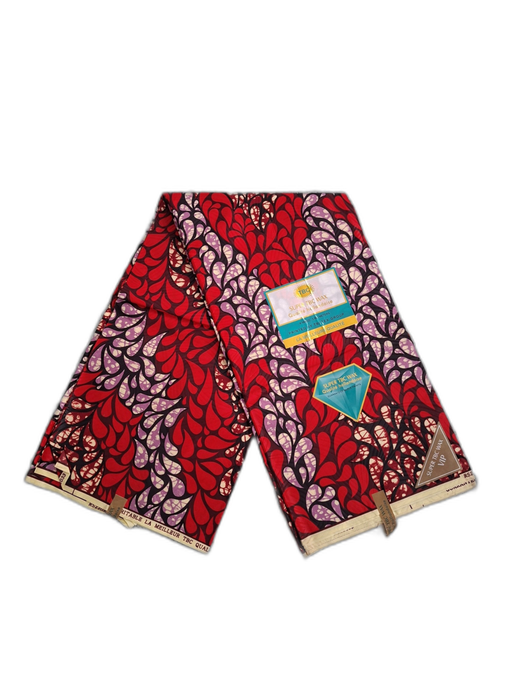 Chitenje Wrap — Red Medallion Print2 Chitenje Wrap — Red & Cream Floral Print3