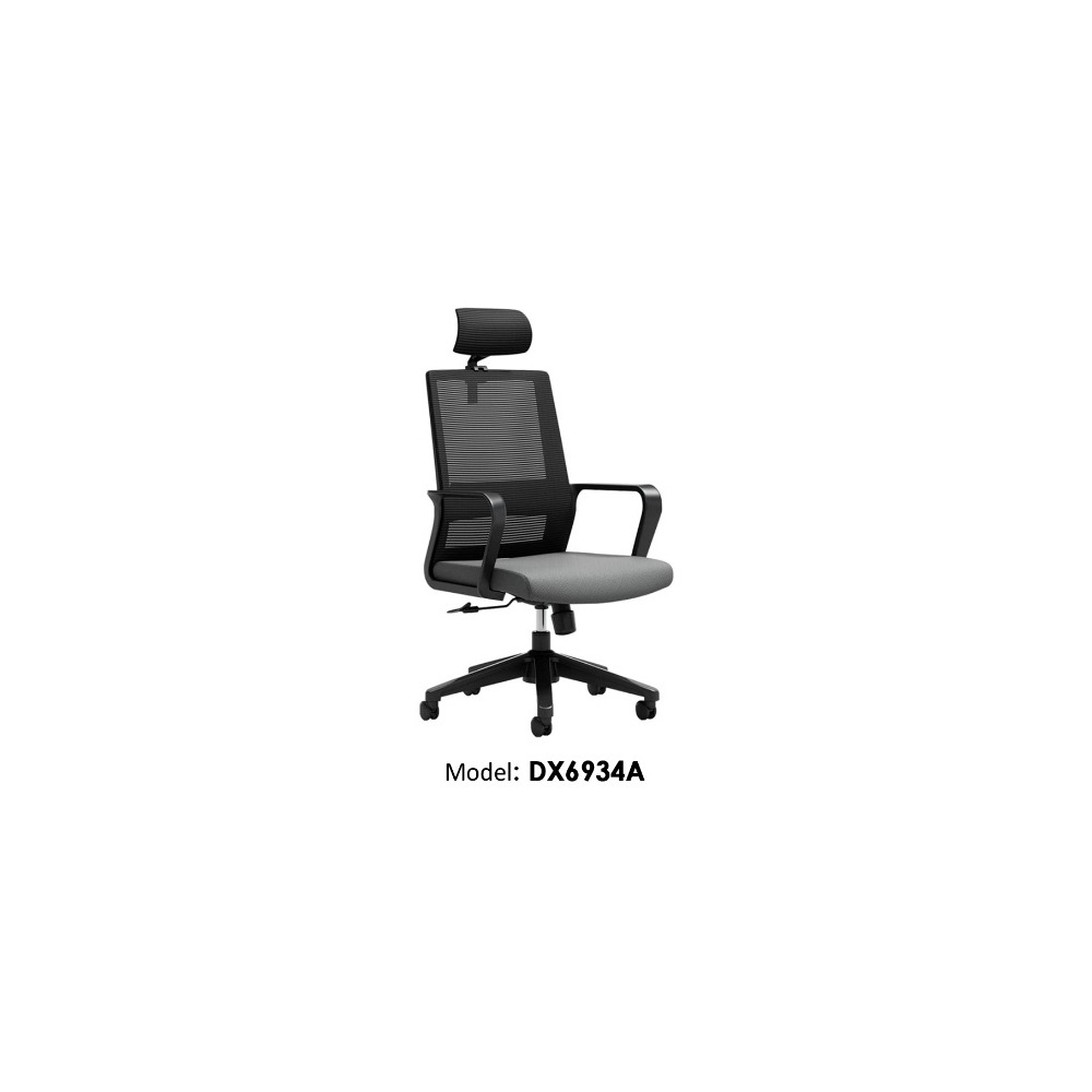 DX6934A BLACK HIGH BACK OFFICE CHAIR