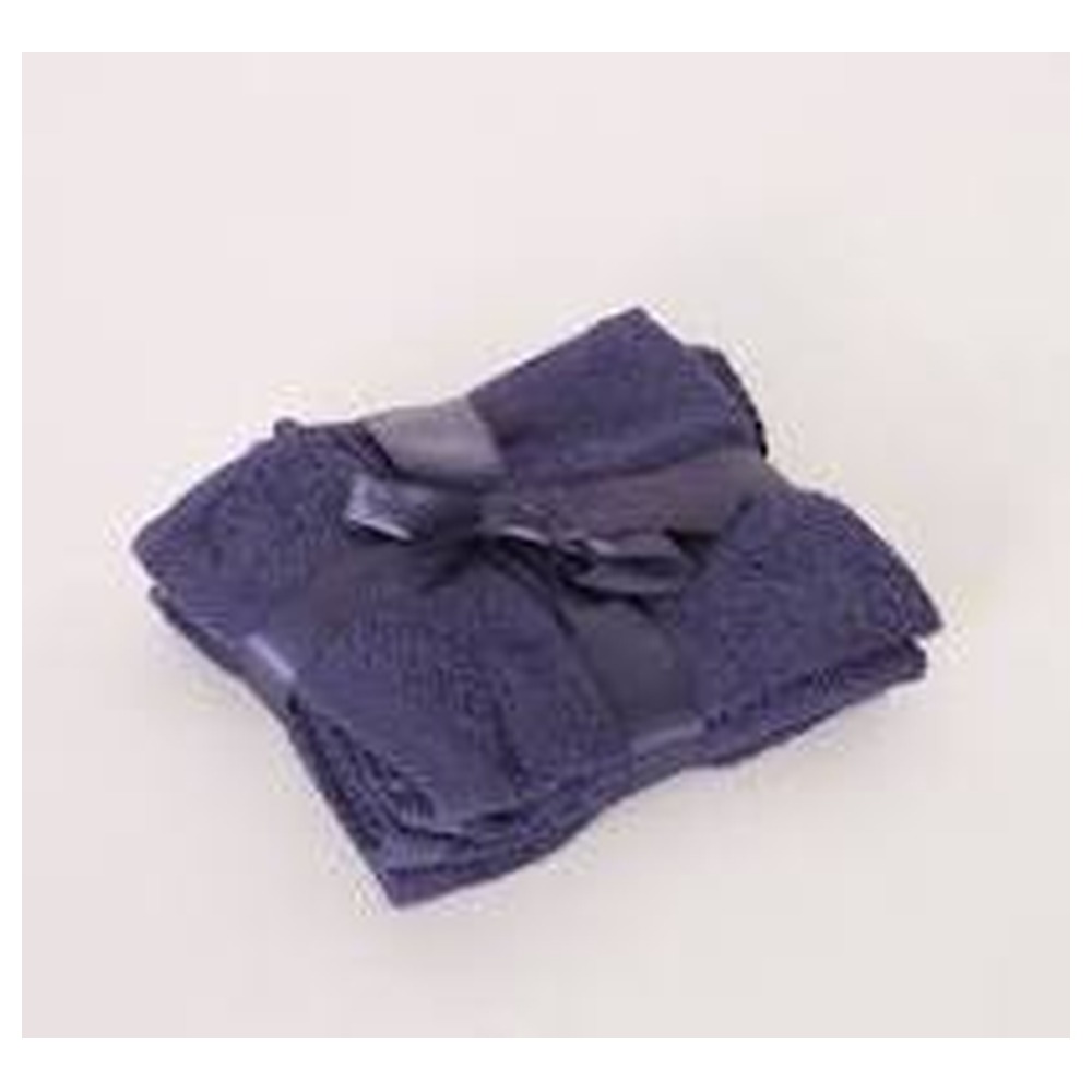 ESSENTIAL_CARDED_FACE_TOWEL_SET_4_30X30_CM_NAVY_44 ESSENTIAL-CARDED-FACE TOWEL SET/4-30X30 CM- NAVY