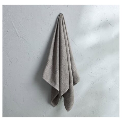 ESSENTIAL- (N) CARDED-BATH TOWEL-70X140 CMS-CHARCOAL