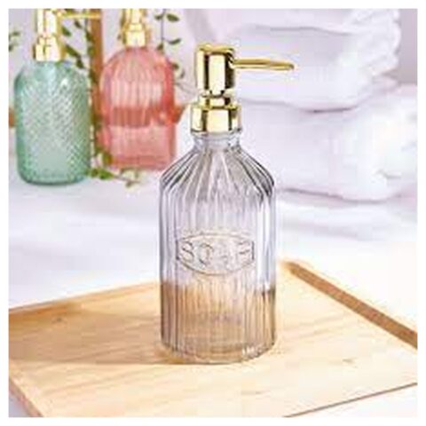 F_VEGA_GLASS_SOAP_DISPENSER_GREY_CS_5 F-VEGA GLASS SOAP DISPENSER - GREY-CS