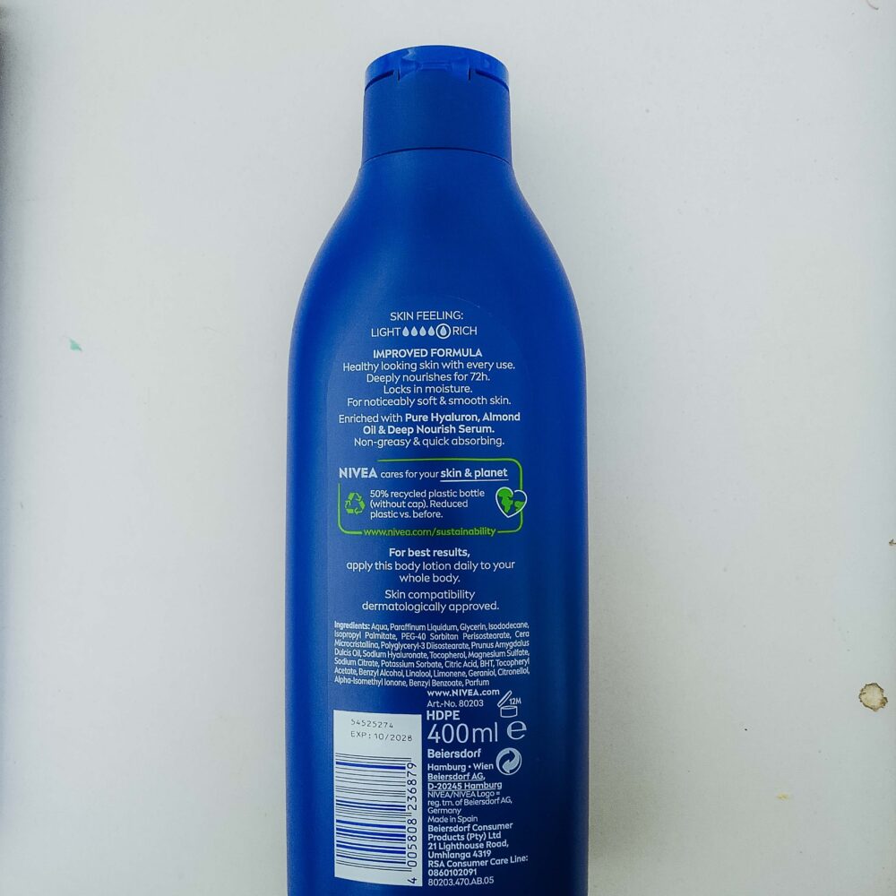 Nivea Body Nourishing
