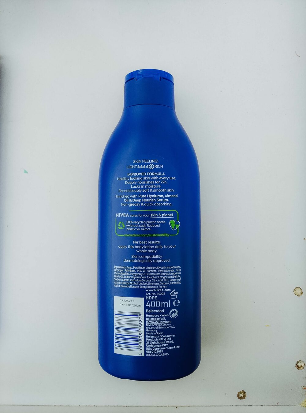 Nivea Body Nourishing
