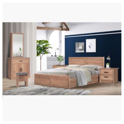 NEPTUNE BED+NIGHTSTAND+DRESSER