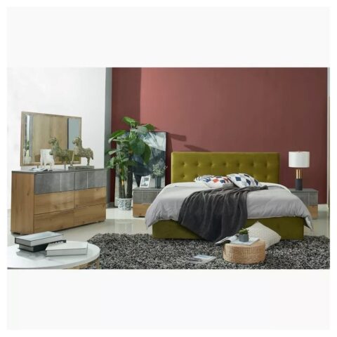 NORMANDY BED + 2 NIGHT STANDS + DRESSER