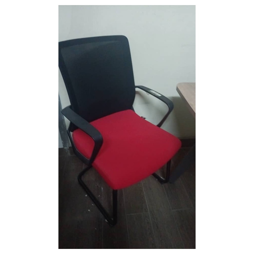 RED_MESH_VISITOR_CHAIR_17 Red Mesh Visitor Chair