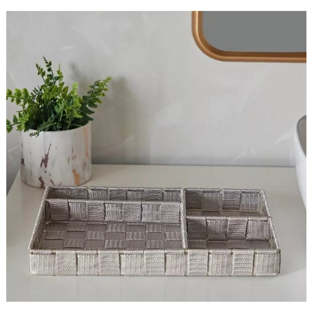 STRAP 4 SECTION DRAWER ORGANISER