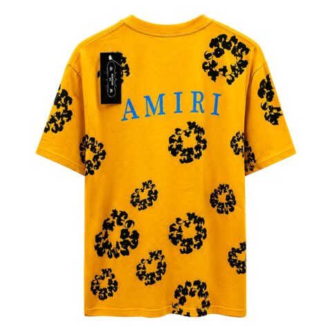 loveness_03 T-SHIRT Mustard, AMIRI Floral Print