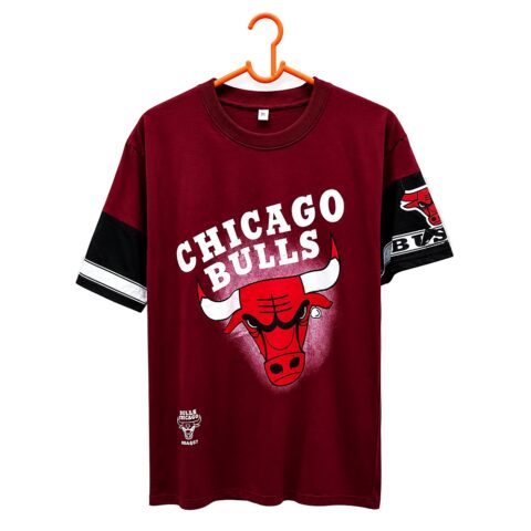 loveness_18 T-SHIRT Maroon, Chicago Bulls Print